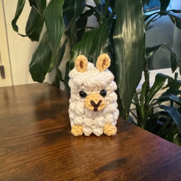 The Woobles Other - *Pre-Made Plushie* The Woobles Gertrude the Llama Crochet Animal